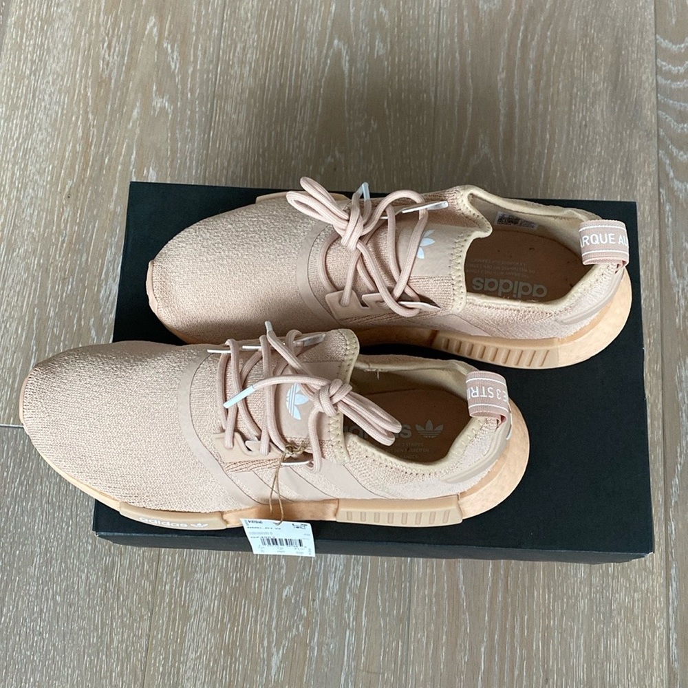 adidas Originals NMD_R1 sneakers. NWT. Halo Blush / Cloud White. Women’s 9. - Picture 7 of 9